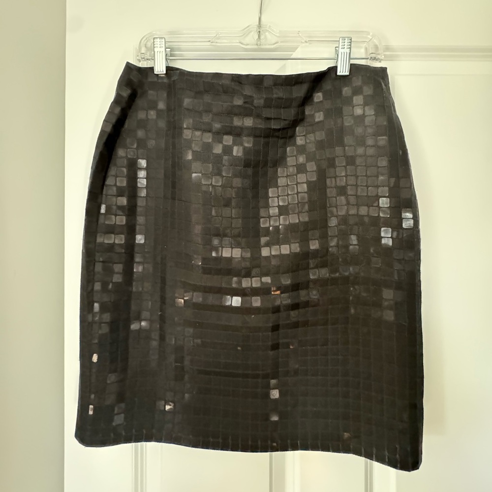 Akris silk/polester skirt